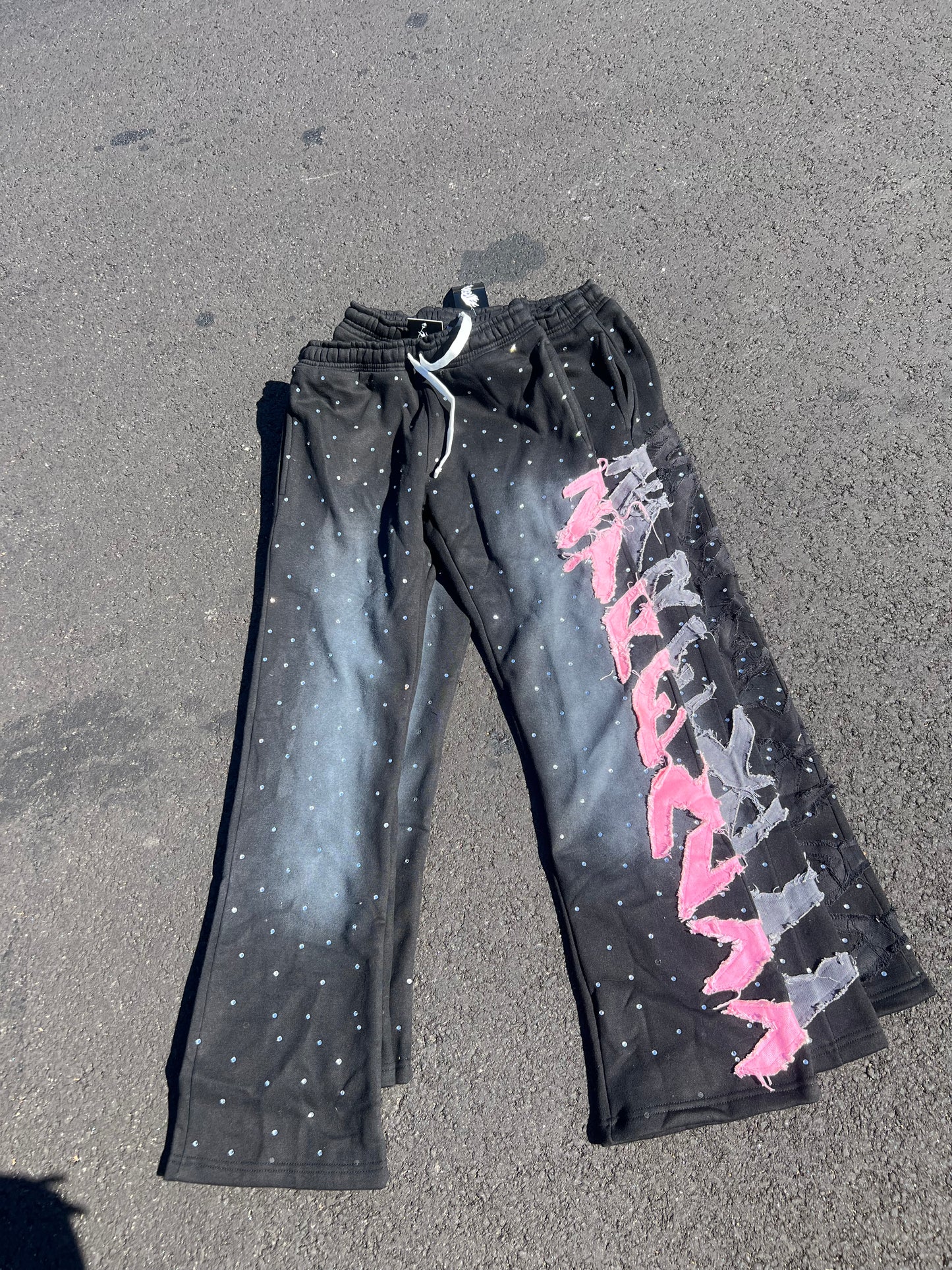 “2 Trendyy” Rhinestone pants